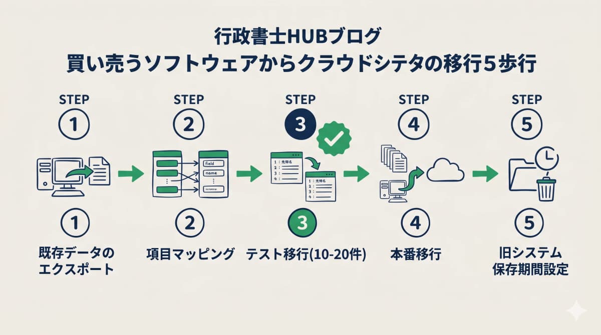 データ移行5ステップ