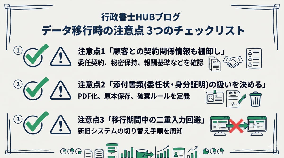 移行時の注意点