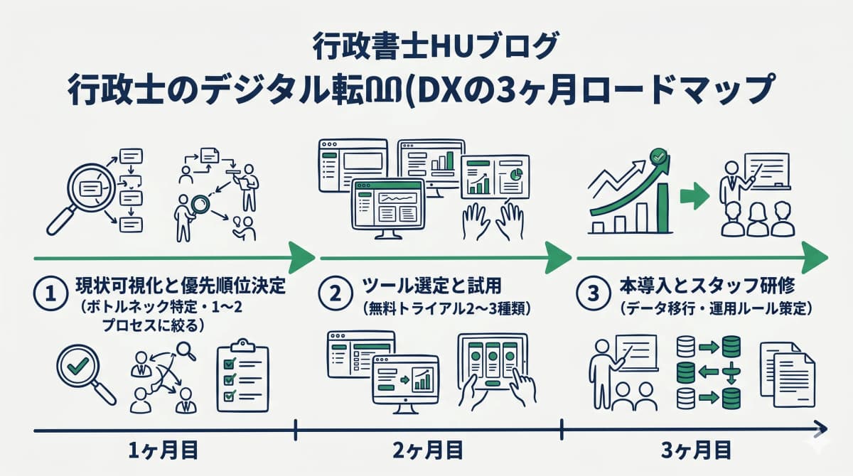 3ヶ月DXロードマップ