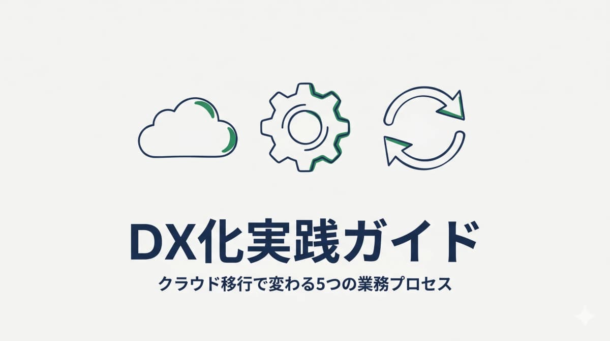 行政書士事務所のDX化実践ガイド|クラウド移行で変わる5つの業務プロセス【2026年版】