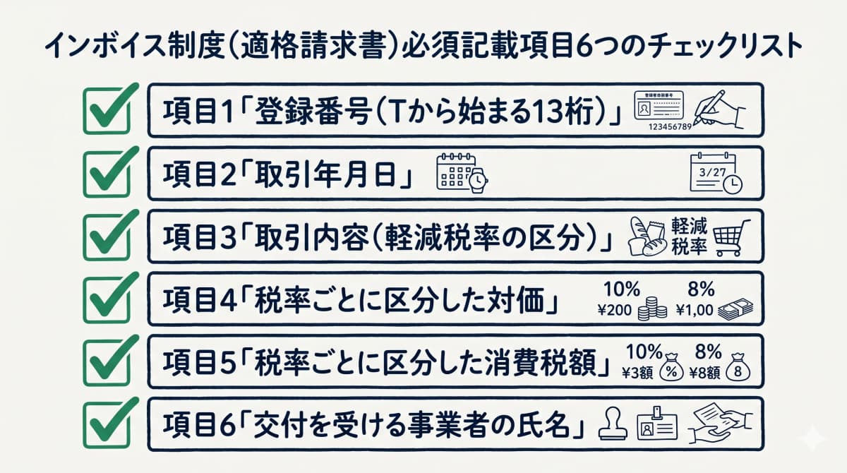 インボイス対応の必須チェック