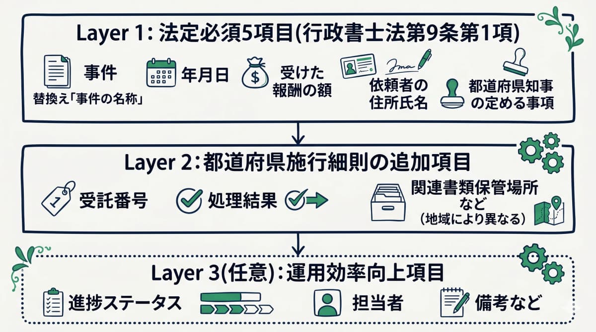記載事項の全体像まとめ