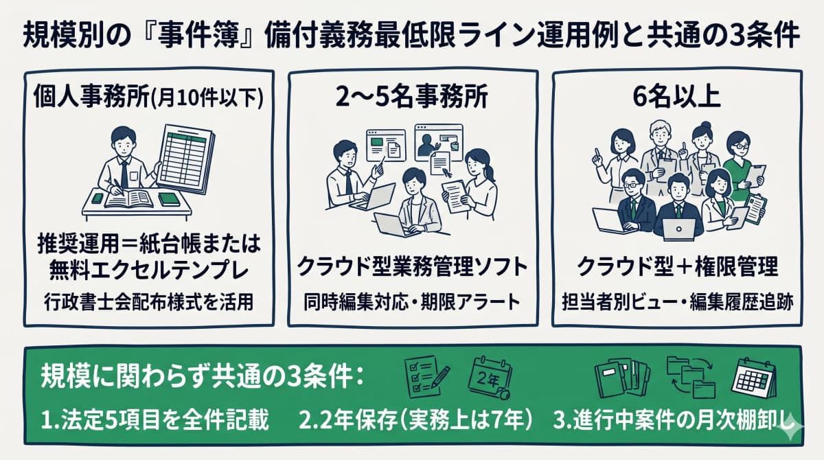 最低限ラインの運用例