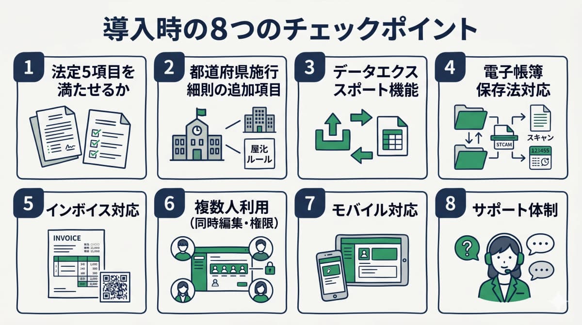 導入時の8つのチェックポイント